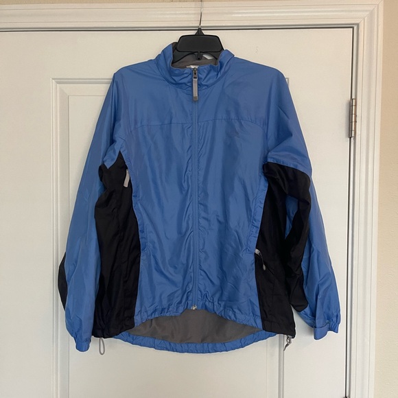 The North Face Womens Jacket Size Large Blue Stow Pocket Packable Lightweight - Picture 1 of 6